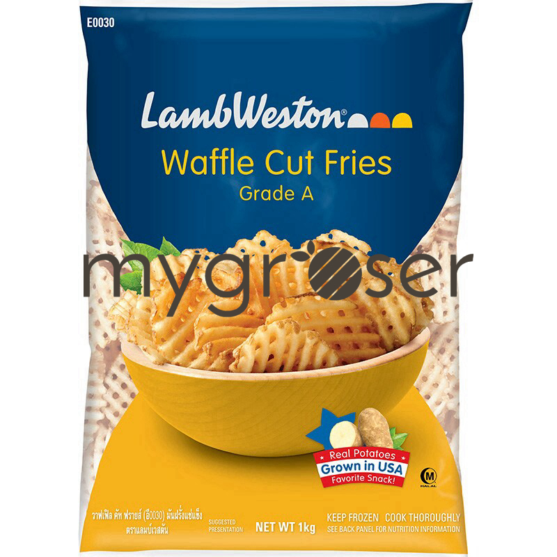 Lamb Weston Waffle Fries 1kg MyGroser