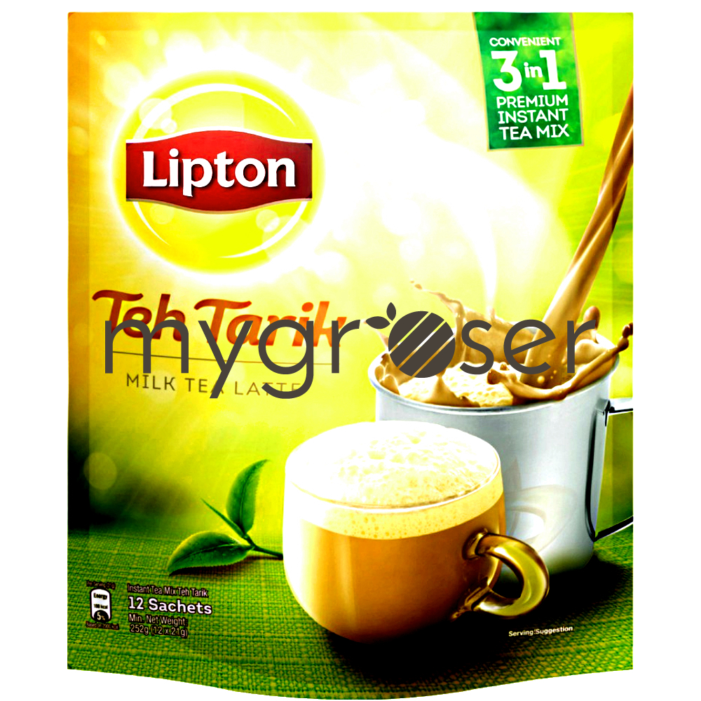 Lipton Teh Tarik Milk Tea Latte 3 in 1 Stickpack 12x21g MyGroser