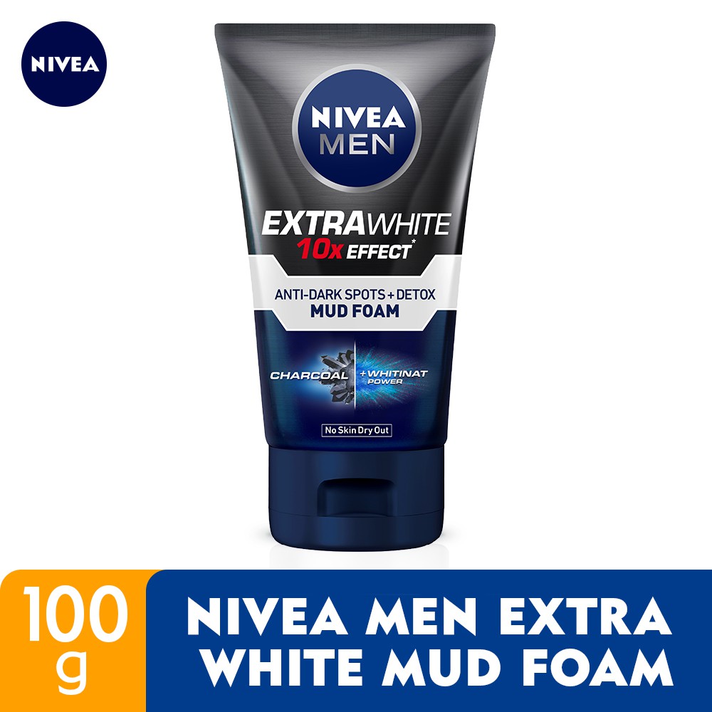 nivea men extra white face wash