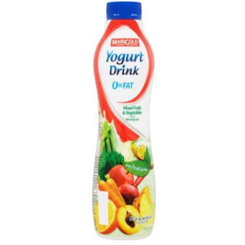 Marigold 0 Fat Yogurt Drink Mixed Fruits & Vegetable With Kale 700g