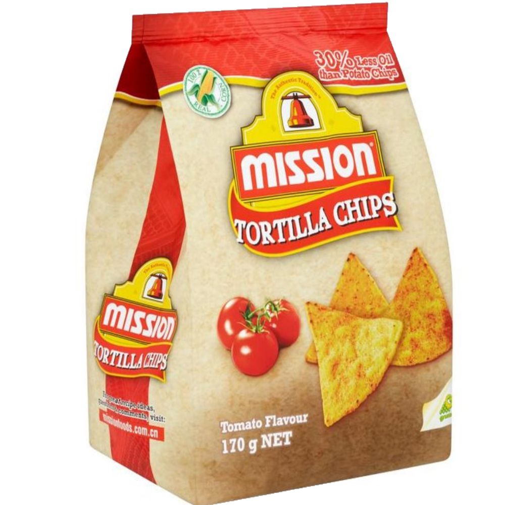 Mission Tortilla Chips Tomato 170g MyGroser