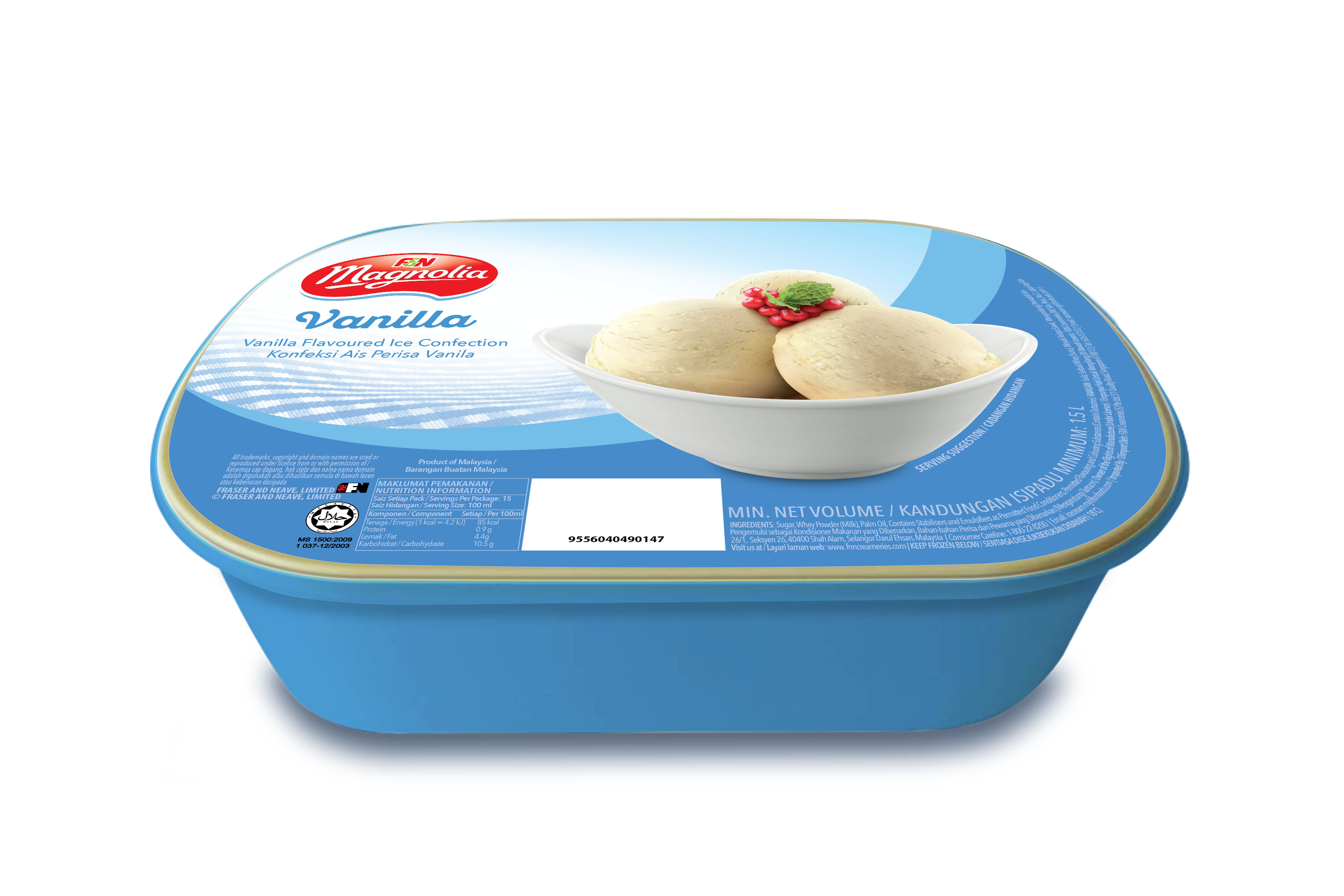 Magnolia Ice Cream Vanilla 1 5l Mygroser